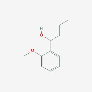 molecular formula C11H16O2 B7774711 1-(2-Methoxyphenyl)butan-1-ol CAS No. 7477-03-4