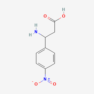 molecular formula C9H10N2O4 B7774727 3-amino-3-(4-nitrophenyl)propanoic Acid CAS No. 131690-59-0
