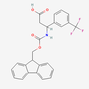 molecular formula C25H20F3NO4 B7774728 Methyl3,4-di[[(4-methylphenyl)sulfonyl]amino]benzoate 