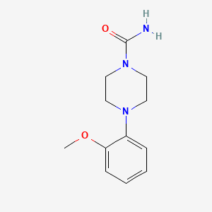 molecular formula C12H17N3O2 B7774748 4-(2-甲氧苯基)哌嗪-1-甲酰胺 