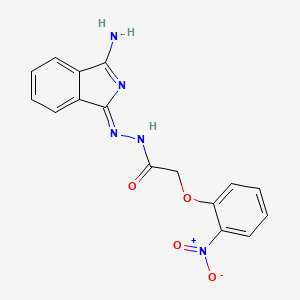 molecular formula C16H13N5O4 B7774831 CID 5398923 