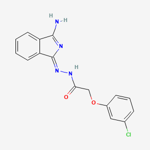 molecular formula C16H13ClN4O2 B7774846 CID 5398926 