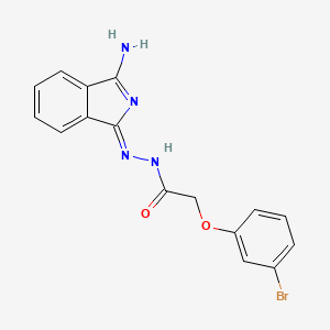 molecular formula C16H13BrN4O2 B7774849 CID 5451036 