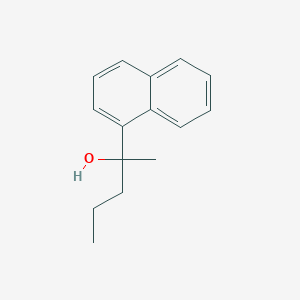 molecular formula C15H18O B7774893 2-(Naphthalen-1-yl)pentan-2-ol 