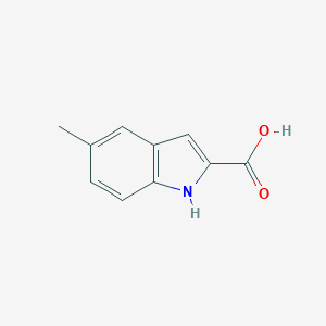 molecular formula C10H9NO2 B077749 5-Methyl-1H-indole-2-carboxylic acid CAS No. 10241-97-1