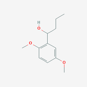 molecular formula C12H18O3 B7775084 1-(2,5-Dimethoxyphenyl)-1-butanol 