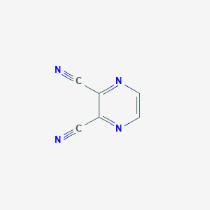 molecular formula C6H2N4 B077751 Pyrazine-2,3-dicarbonitrile CAS No. 13481-25-9