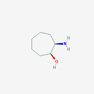 molecular formula C7H15NO B7775109 顺式-2-氨基-环庚醇 CAS No. 932-57-0