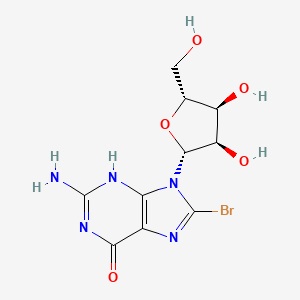 molecular formula C10H12BrN5O5 B7775114 CID 92977 