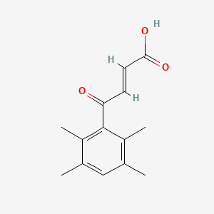 molecular formula C14H16O3 B7775157 3-(2,3,5,6-Tetramethylbenzoyl)acrylic acid 