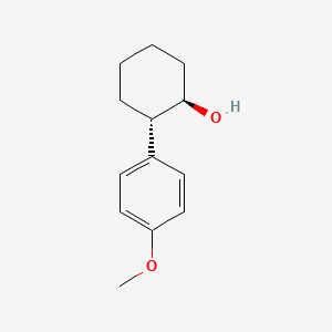 2alpha-(4-Methoxyphenyl)cyclohexane-1beta-ol