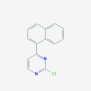molecular formula C14H9ClN2 B7775213 2-Chloro-4-(naphthalen-1-yl)pyrimidine 