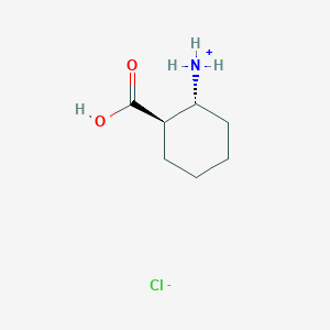 molecular formula C7H14ClNO2 B7775221 [(1R,2R)-2-carboxycyclohexyl]azanium;chloride 