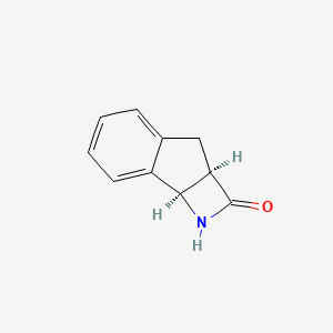 molecular formula C10H9NO B7775227 (2AR,7BR)-1,2A,3,7B-Tetrahydro-indeno[1,2-B]azet-2-one 