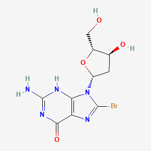 molecular formula C10H12BrN5O4 B7775242 CID 10947964 