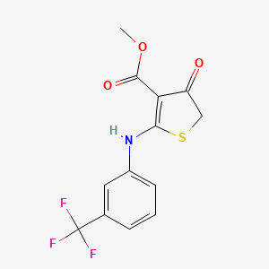 molecular formula C13H10F3NO3S B7775303 CID 797098 