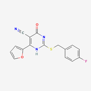 molecular formula C16H10FN3O2S B7775320 CID 974019 