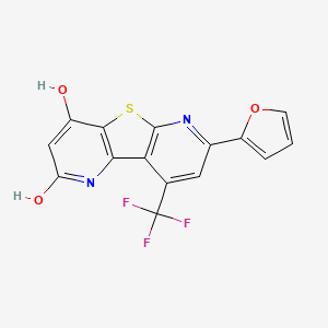 molecular formula C15H7F3N2O3S B7775322 CID 5299555 