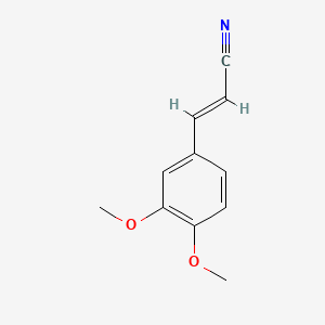 molecular formula C11H11NO2 B7775418 3-(3,4-Dimethoxyphenyl)acrylonitrile CAS No. 37629-85-9
