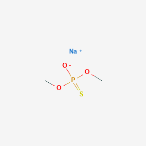 molecular formula C2H6NaO3PS B7775453 Thiophosphoric acid O,O-dimethyl O-sodium salt 