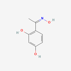 molecular formula C8H9NO3 B7775509 4-[(1Z)-N-hydroxyethanimidoyl]benzene-1,3-diol 