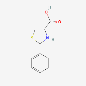 molecular formula C10H11NO2S B7775538 2-Phenylthiazolidine-4-carboxylic acid CAS No. 205985-93-9