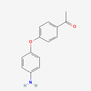molecular formula C14H13NO2 B7775611 1-[4-(4-Aminophenoxy)phenyl]ethanone CAS No. 5228-15-9