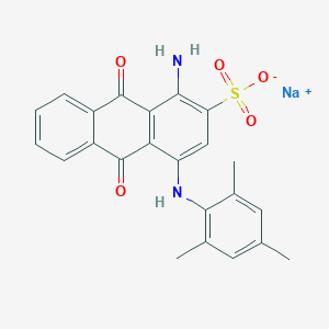 sodium;1-amino-9,10-dioxo-4-(2,4,6-trimethylanilino)anthracene-2-sulfonate