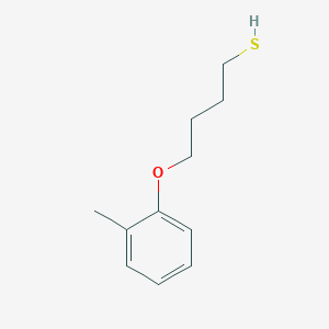 molecular formula C11H16OS B7775669 4-(2-Methylphenoxy)butane-1-thiol 