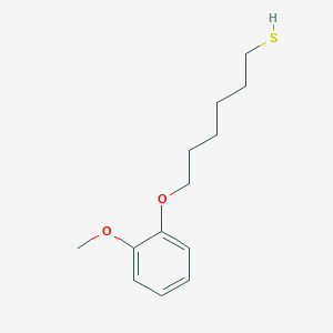 molecular formula C13H20O2S B7775699 6-(2-Methoxyphenoxy)hexane-1-thiol 