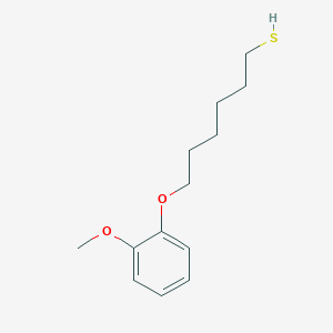 6-(2-Methoxyphenoxy)hexane-1-thiol