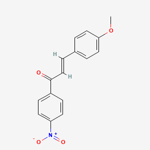molecular formula C16H13NO4 B7775734 (E)-3-(4-methoxyphenyl)-1-(4-nitrophenyl)prop-2-en-1-one CAS No. 20432-03-5