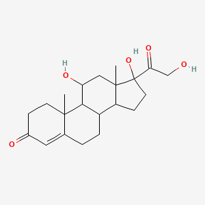molecular formula C21H30O5 B7775736 11,17,21-Trihydroxypregn-4-ene-3,20-dione 