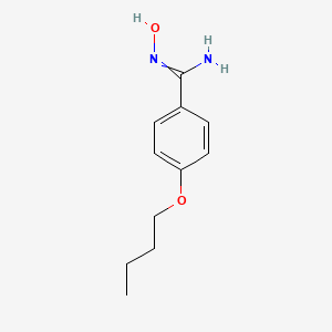 molecular formula C11H16N2O2 B7775765 4-butoxy-N'-hydroxybenzenecarboximidamide 