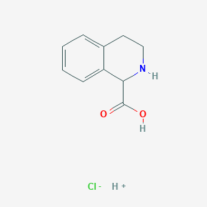 molecular formula C10H12ClNO2 B7775830 1,2,3,4-Tetrahydroisoquinoline-1-carboxylicacidhydrochloride 