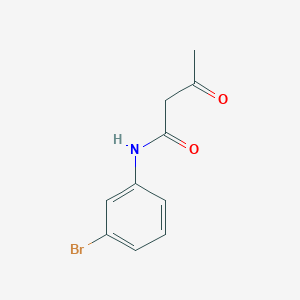 molecular formula C10H10BrNO2 B7775854 n-(3-溴苯基)-3-氧代丁酰胺 CAS No. 6085-25-2