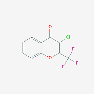 molecular formula C10H4ClF3O2 B7775906 3-Chloro-2-(trifluoromethyl)chromone 