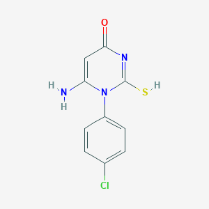 molecular formula C10H8ClN3OS B7775938 CID 256665 