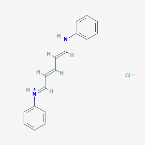 molecular formula C17H17ClN2 B7775998 (E)-[(2E,4E)-5-anilinopenta-2,4-dienylidene]-phenylazanium;chloride 