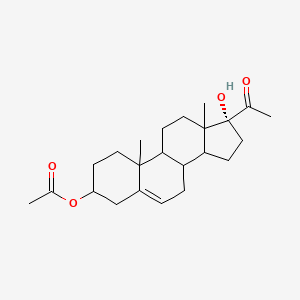 (8xi,9xi,10xi,13xi,14xi)-17-Hydroxy-20-oxopregn-5-en-3-yl acetate