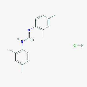molecular formula C17H21ClN2 B7776032 N,N'-Bis(2,4-dimethylphenyl)imidoformamide (HCl) 