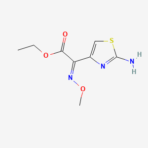 molecular formula C8H11N3O3S B7776206 Ethyl (Z)-2-(2-amino-4-thiazolyl)-2-methoxyiminoacetate 