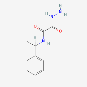 molecular formula C10H13N3O2 B7776336 5-(alpha-Phenylethyl)semioxamazide CAS No. 6152-23-4