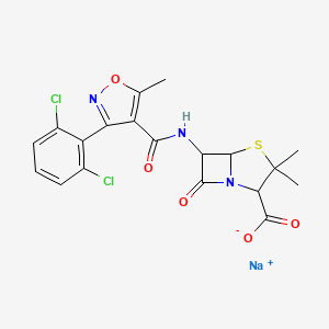molecular formula C19H16Cl2N3NaO5S B7776346 CID 12874080 