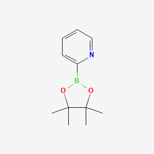 molecular formula C11H16BNO2 B7776398 2-(4,4,5,5-Tetramethyl-1,3,2-dioxaborolan-2-yl)pyridine CAS No. 791819-02-8