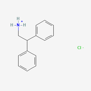 molecular formula C14H16ClN B7776433 2,2-Diphenylethylazanium;chloride 