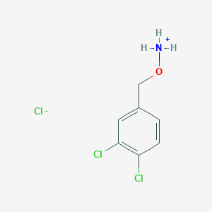 molecular formula C7H8Cl3NO B7776460 [(3,4-Dichlorophenyl)methoxy]ammonium chloride 