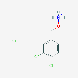 molecular formula C7H8Cl3NO B7776460 O-(3,4-Dichlorobenzyl)hydroxylaminehydrochloride 