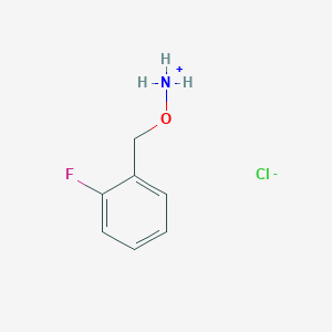 (2-Fluorophenyl)methoxyazanium;chloride