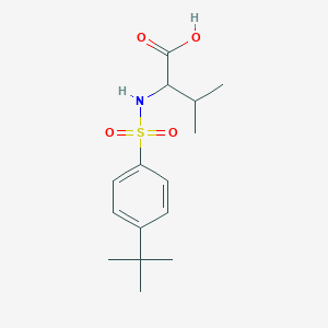 molecular formula C15H23NO4S B7776645 ((4-(Tert-butyl)phenyl)sulfonyl)valine 